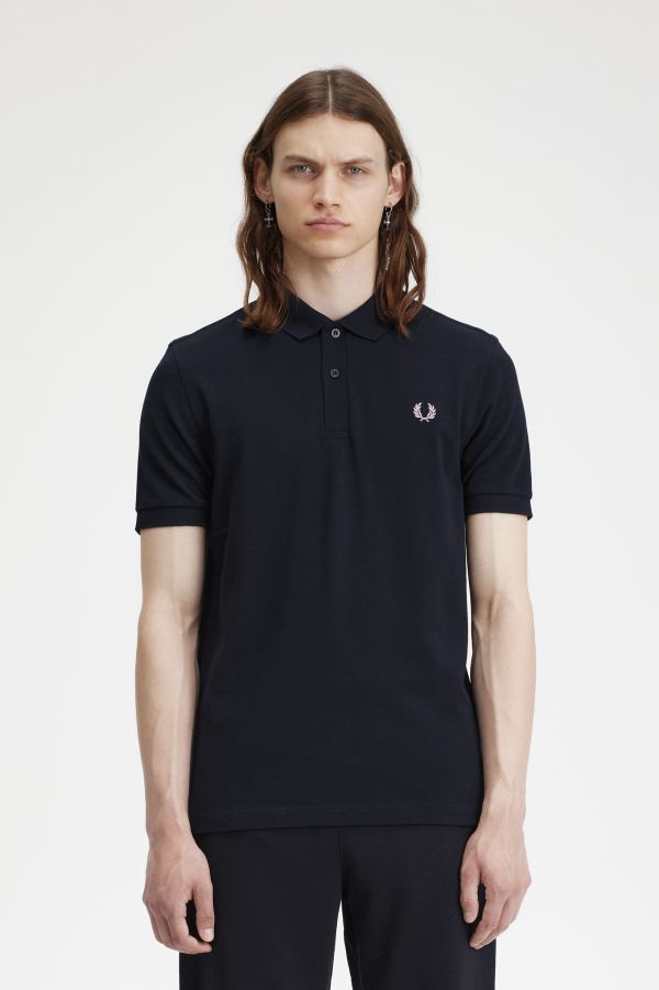 M6000 - Navy / Deep Mint | The Fred Perry Shirt | Men's Short