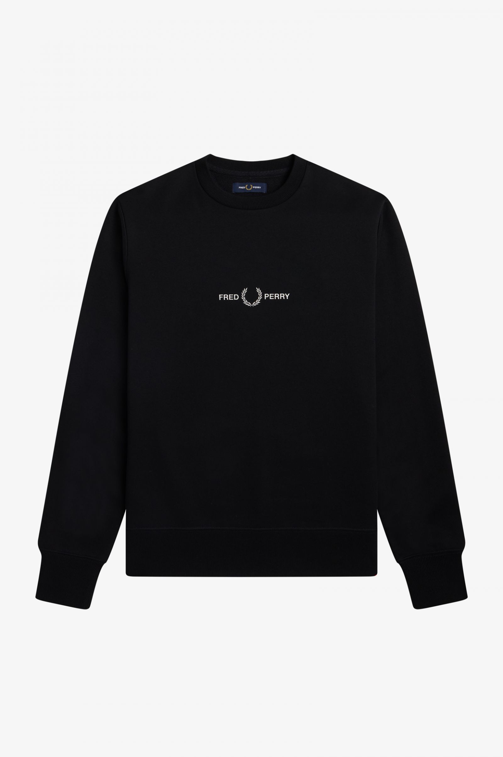 Embroidered Sweatshirt Black Men s Sweatshirts Sports