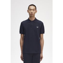 M6000 - Navy / White | The Fred Perry Shirt | Men's Short & Long