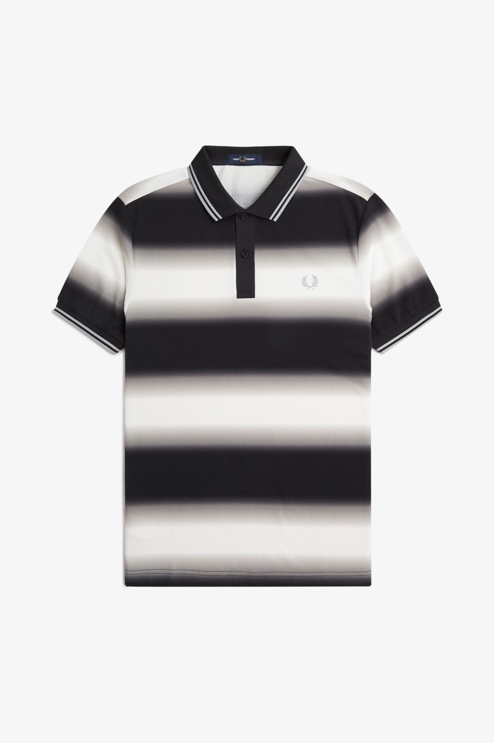 Gradient Stripe Fred Perry Shirt