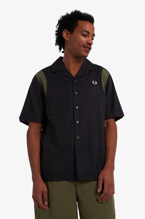 Panelled Bowling Shirt