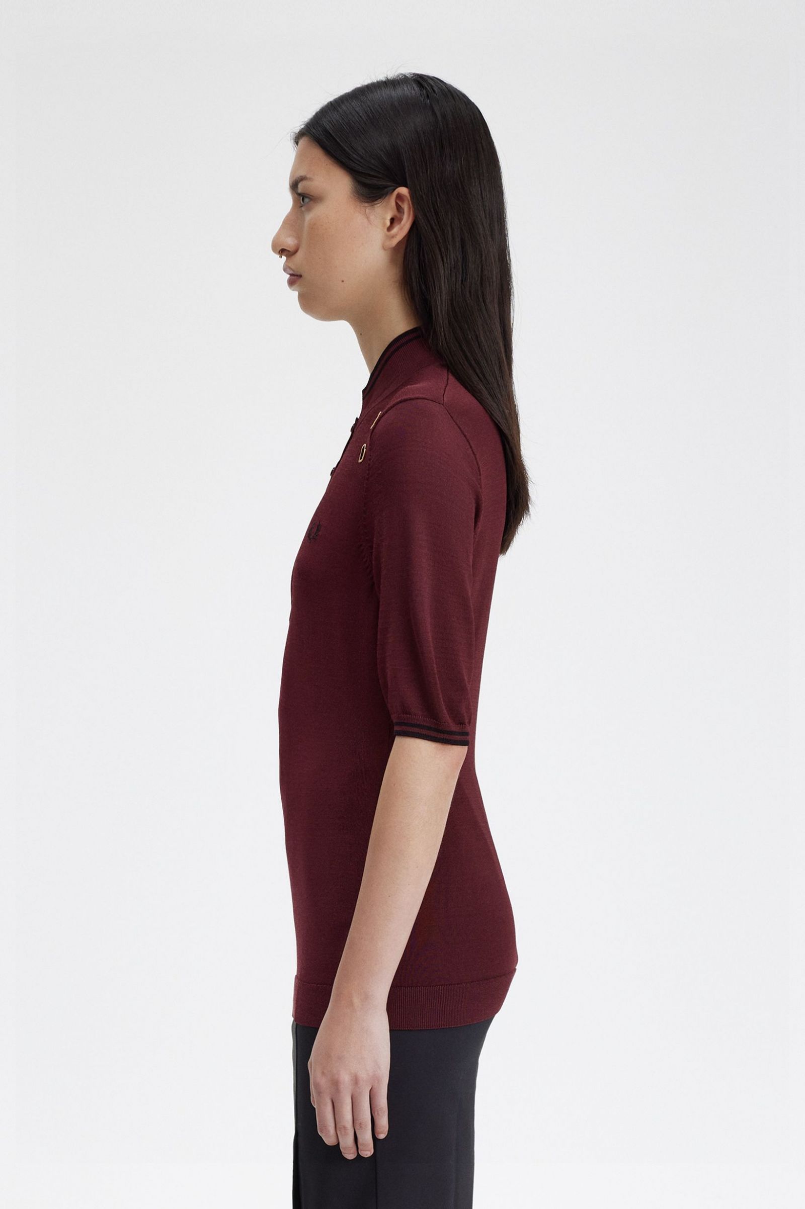 Knitted Shirt - Oxblood | Amy Winehouse Foundation Collection