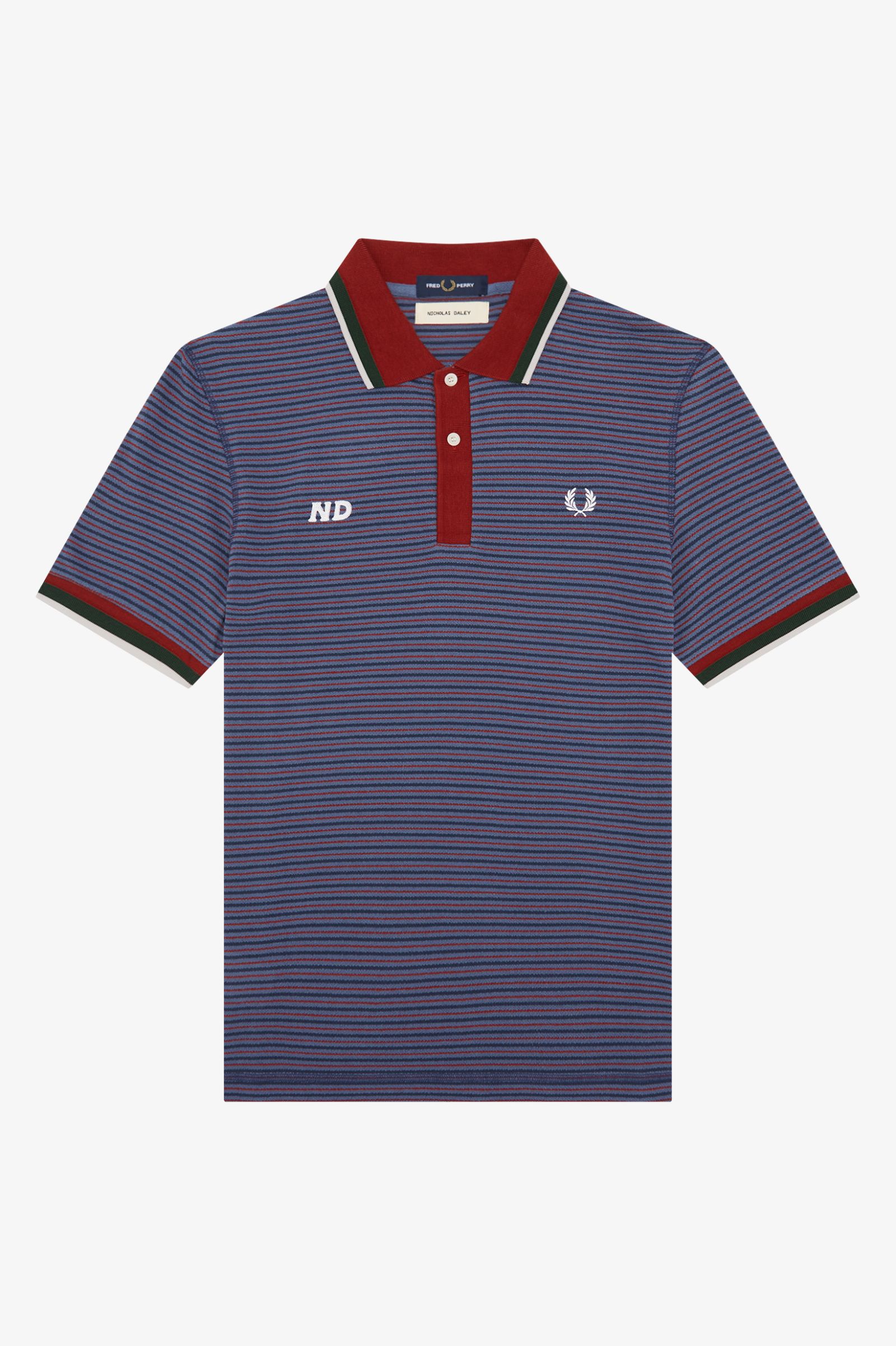 Fred perry striped polo on sale