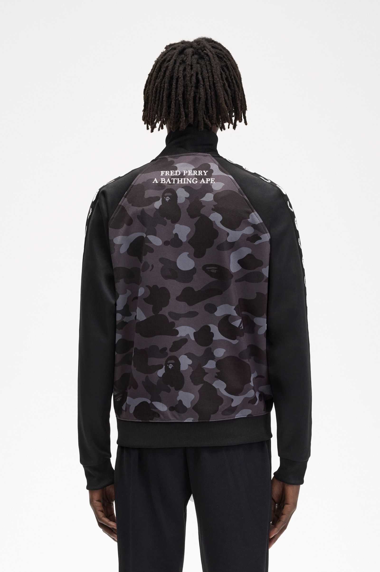 Camouflage Panel Track Jacket | Fred Perry