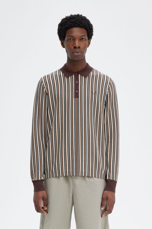 Fine Stripe Knitted Shirt