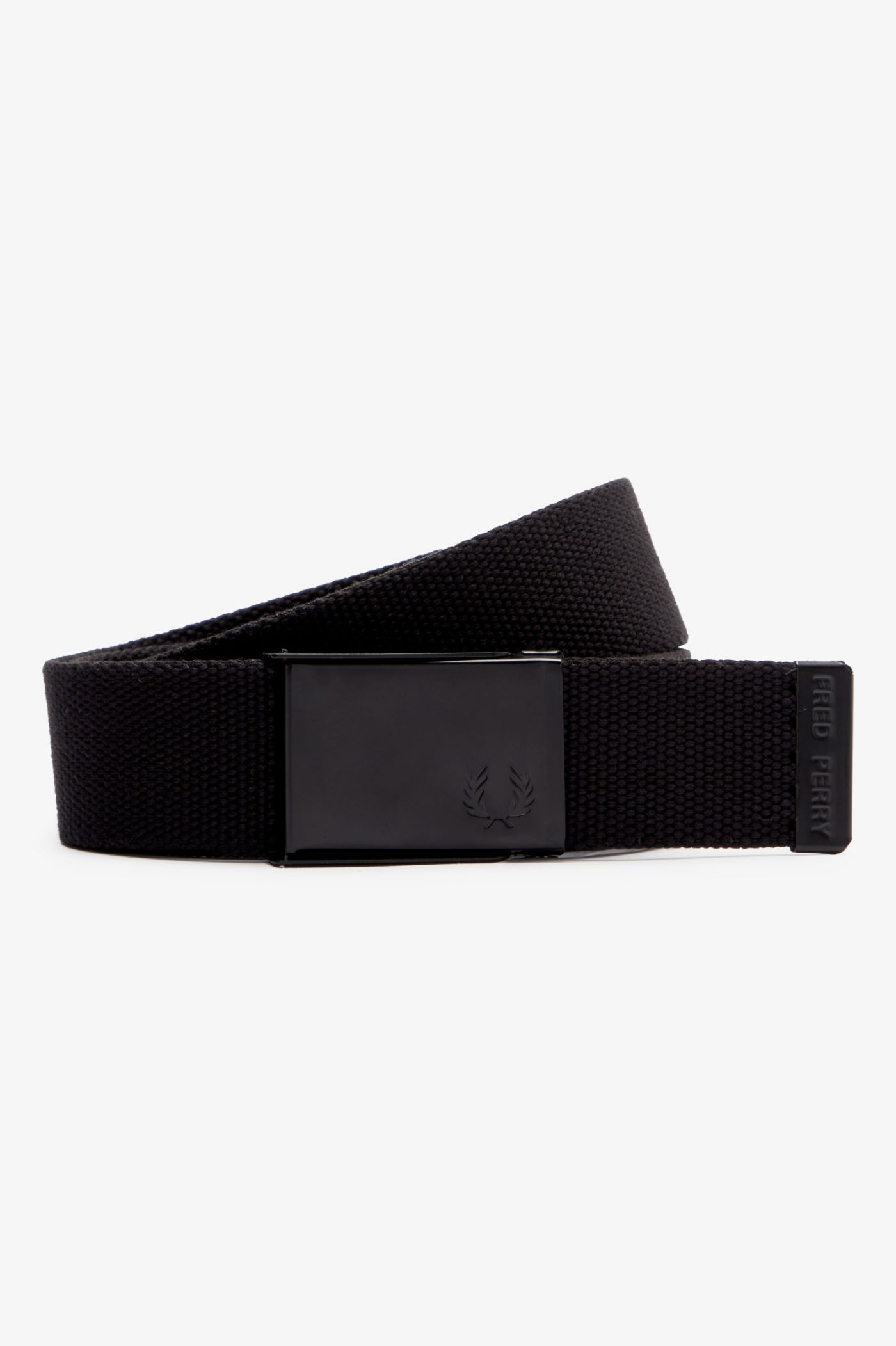 Graphic Branded Webbing Belt - Black | Men's Accessories | Hats 