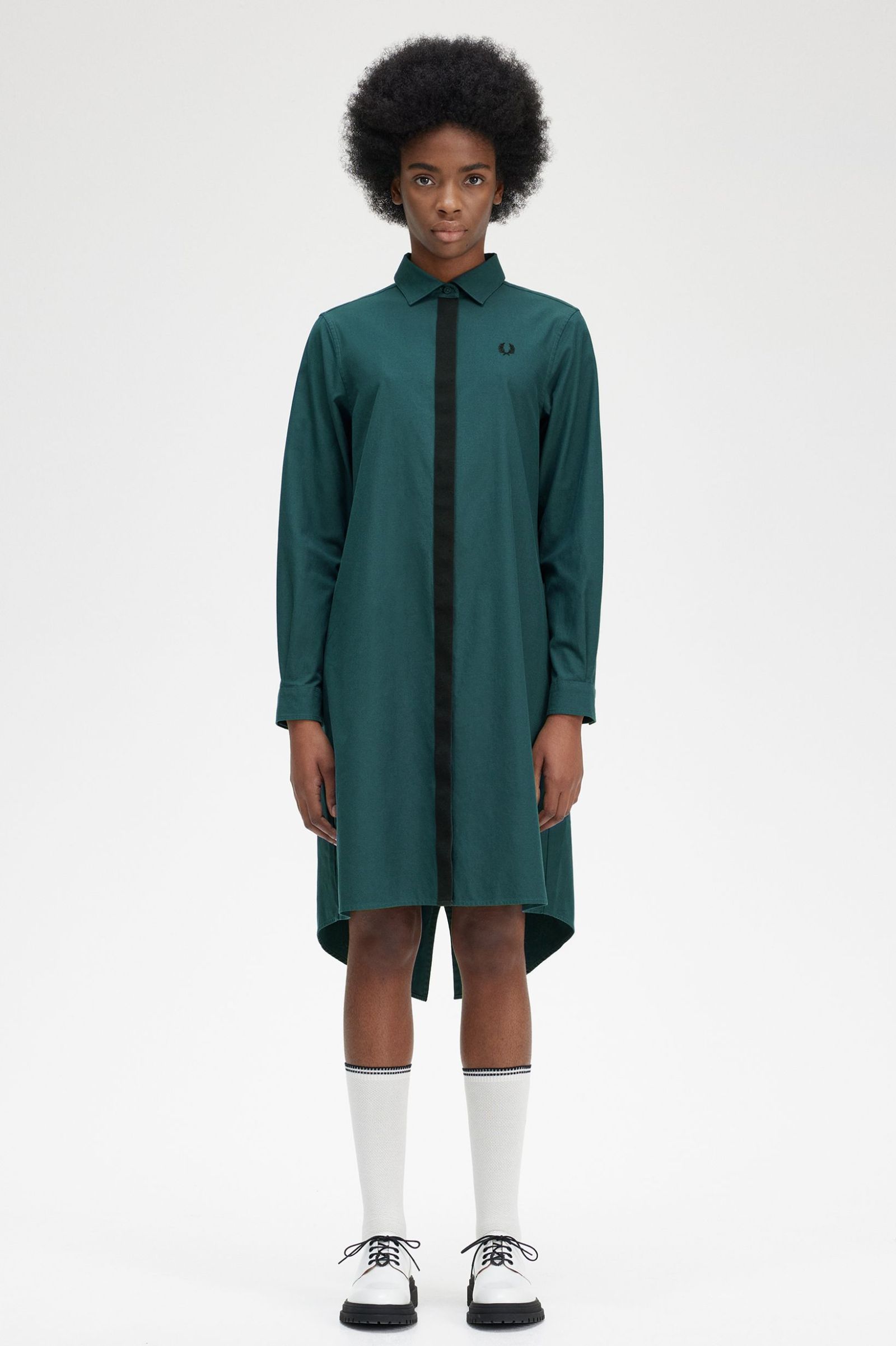 お値引き不可FRED PERRY ✨ Fishtail Hem Shirt Dress
