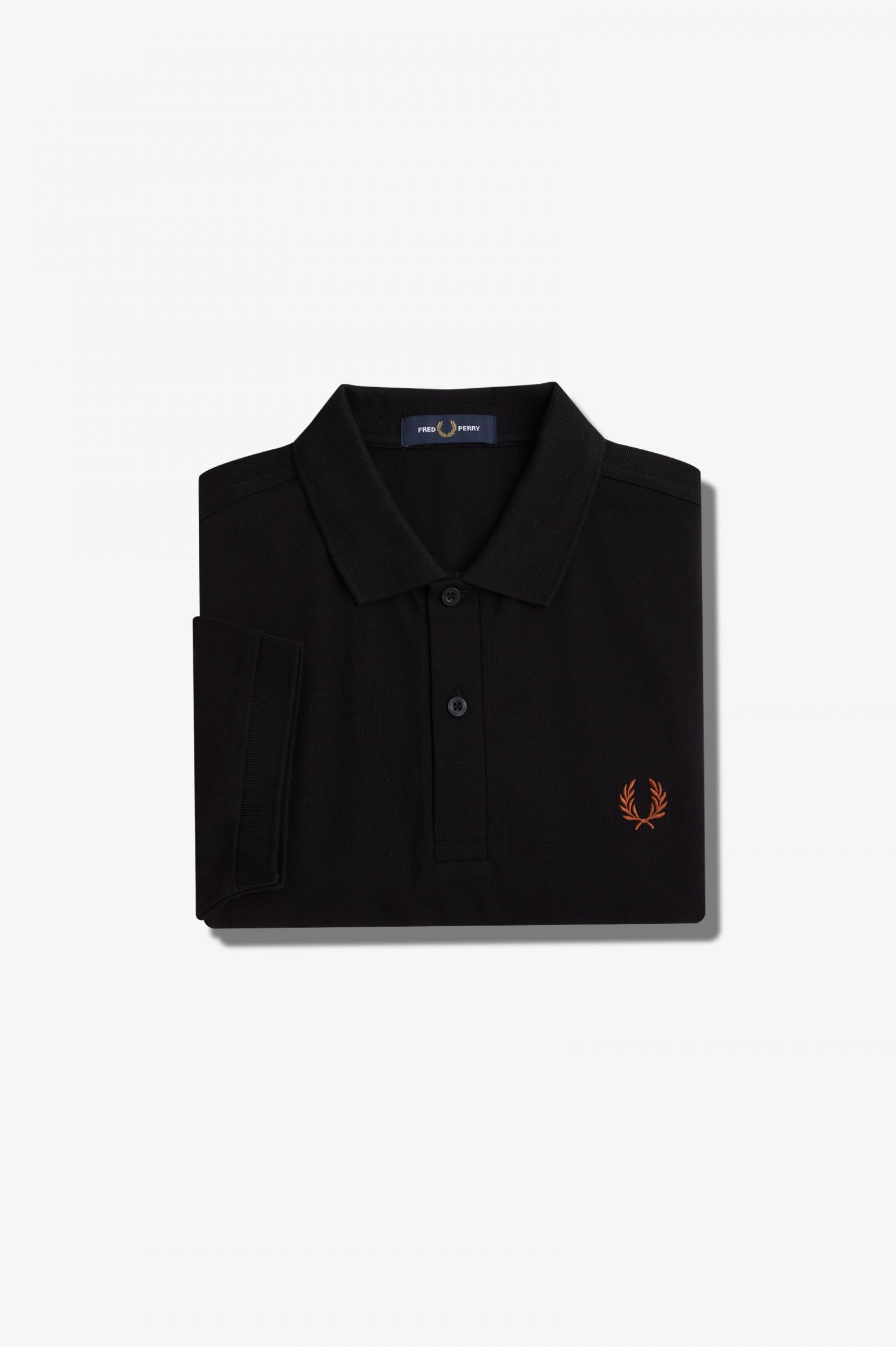 M6000 - Black / Whisky Brown | The Fred Perry Shirt | Men's Short ...