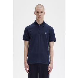 M3 - Navy / Ice | The Fred Perry Shirt | Men's Short & Long Sleeve