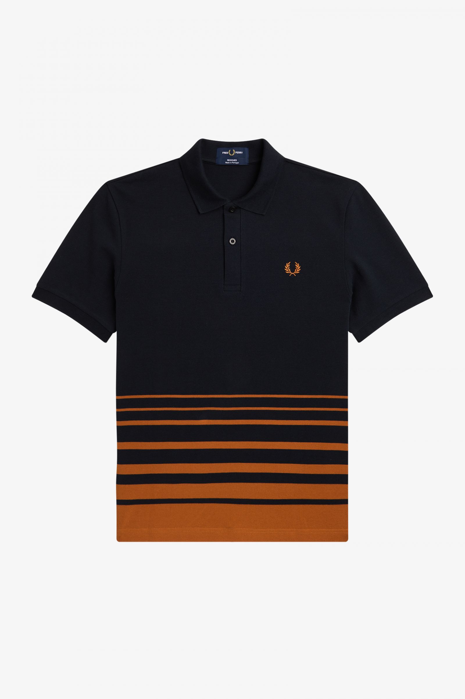 Engineered Stripe Polo Shirt - Black | Men's Reissues | Classic 