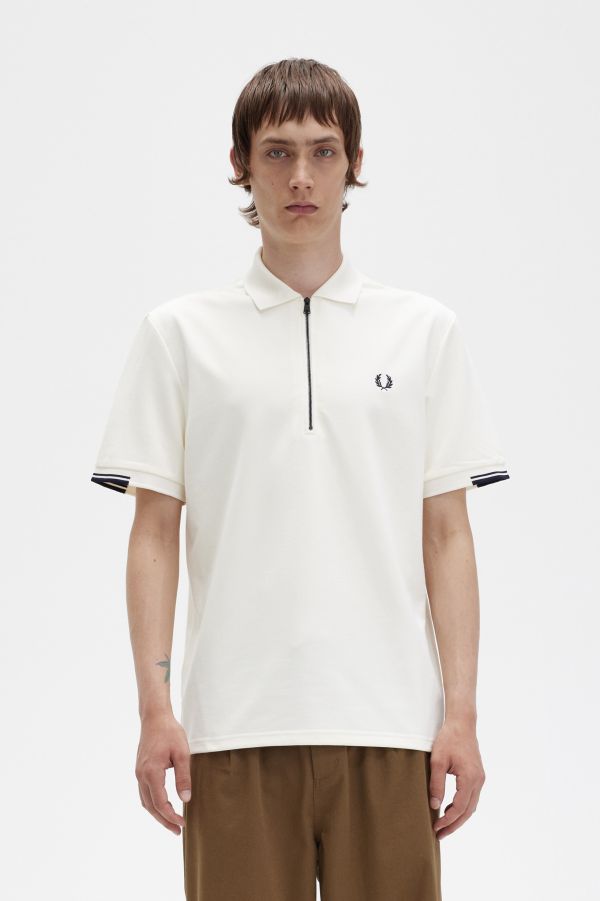 Half Zip Polo Shirt