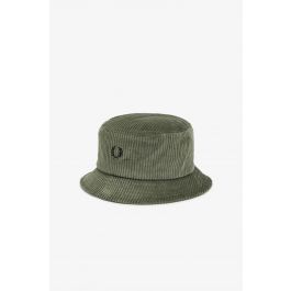 Chunky Corduroy Bucket Hat - Uniform Green | Men's Accessories