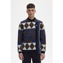 Men shops Fred Perry Hong kong Argyle Sweater