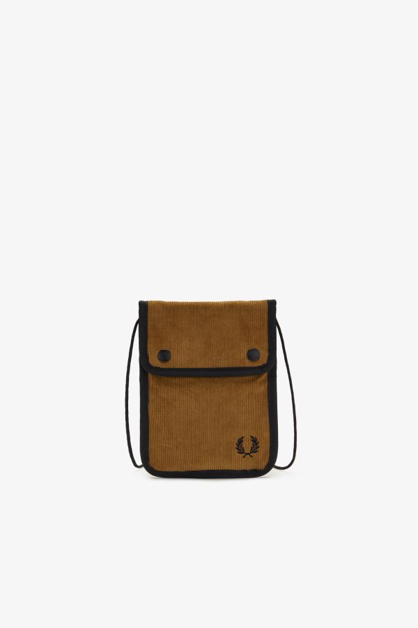 Branded Corduroy Pouch