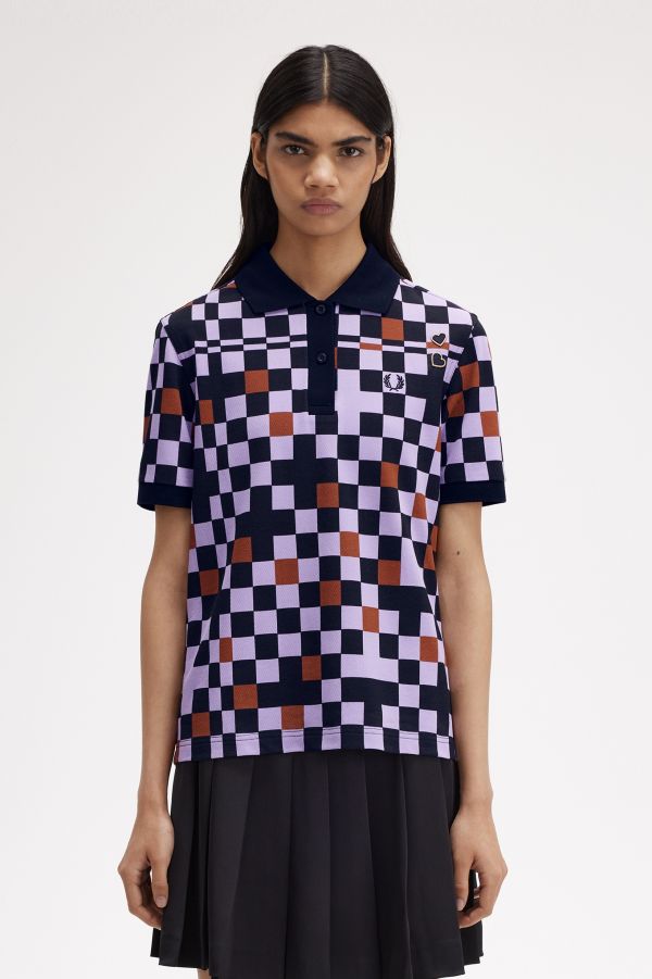 Polo Fred Perry estampado