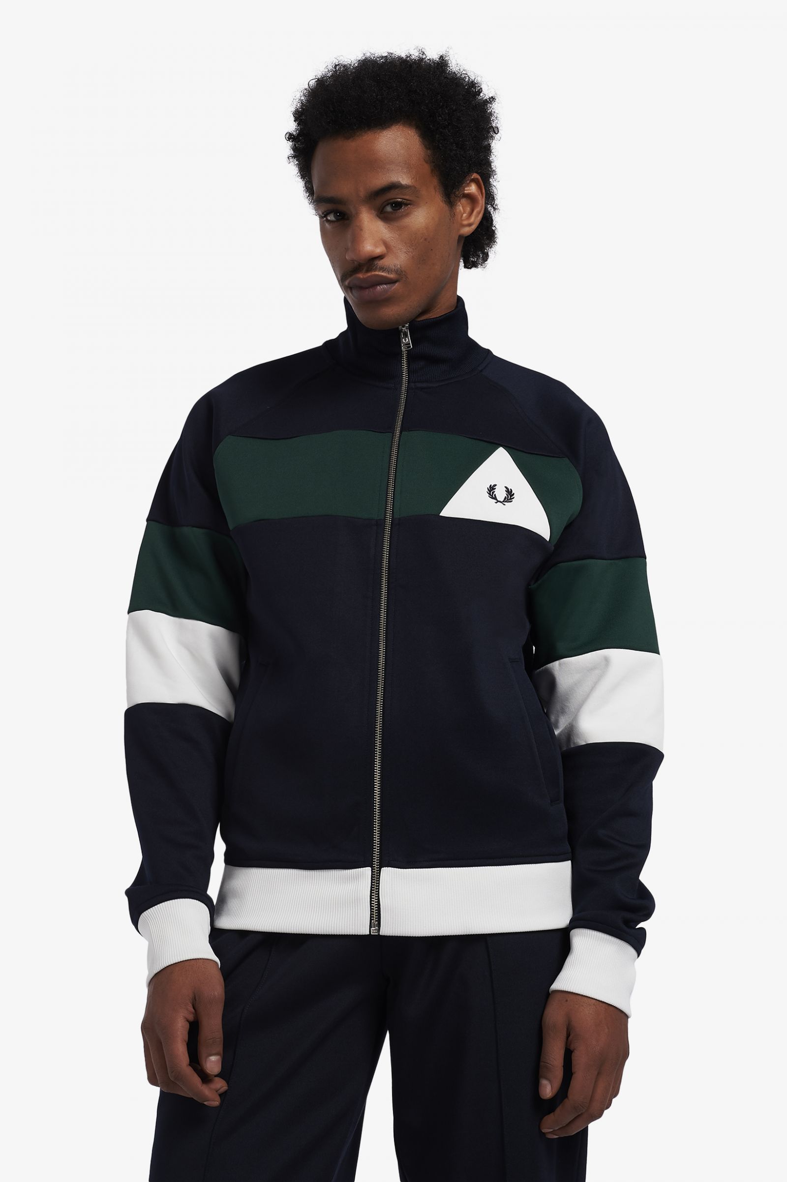 Bold Panel Track Jacket Fred Perry