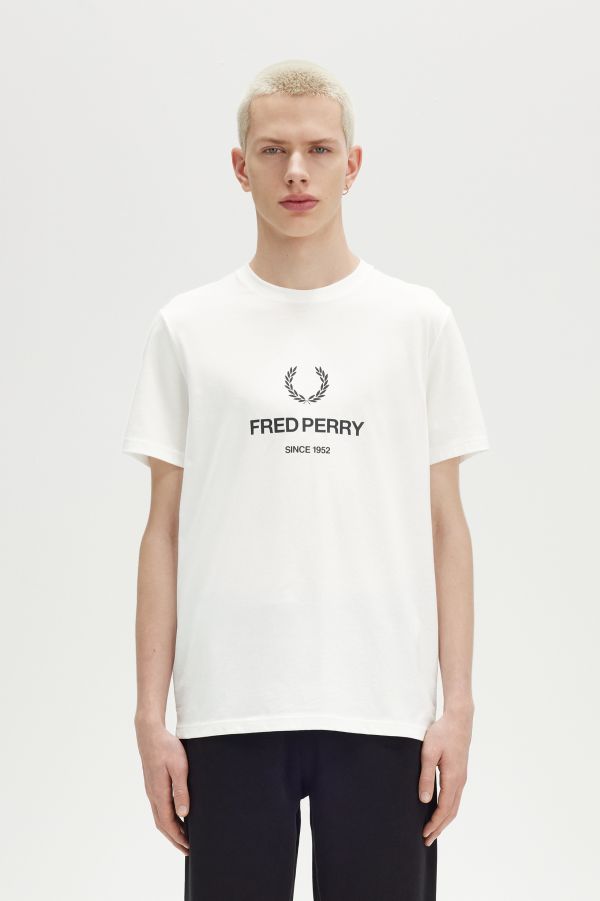 T-shirt con grafica Fred Perry