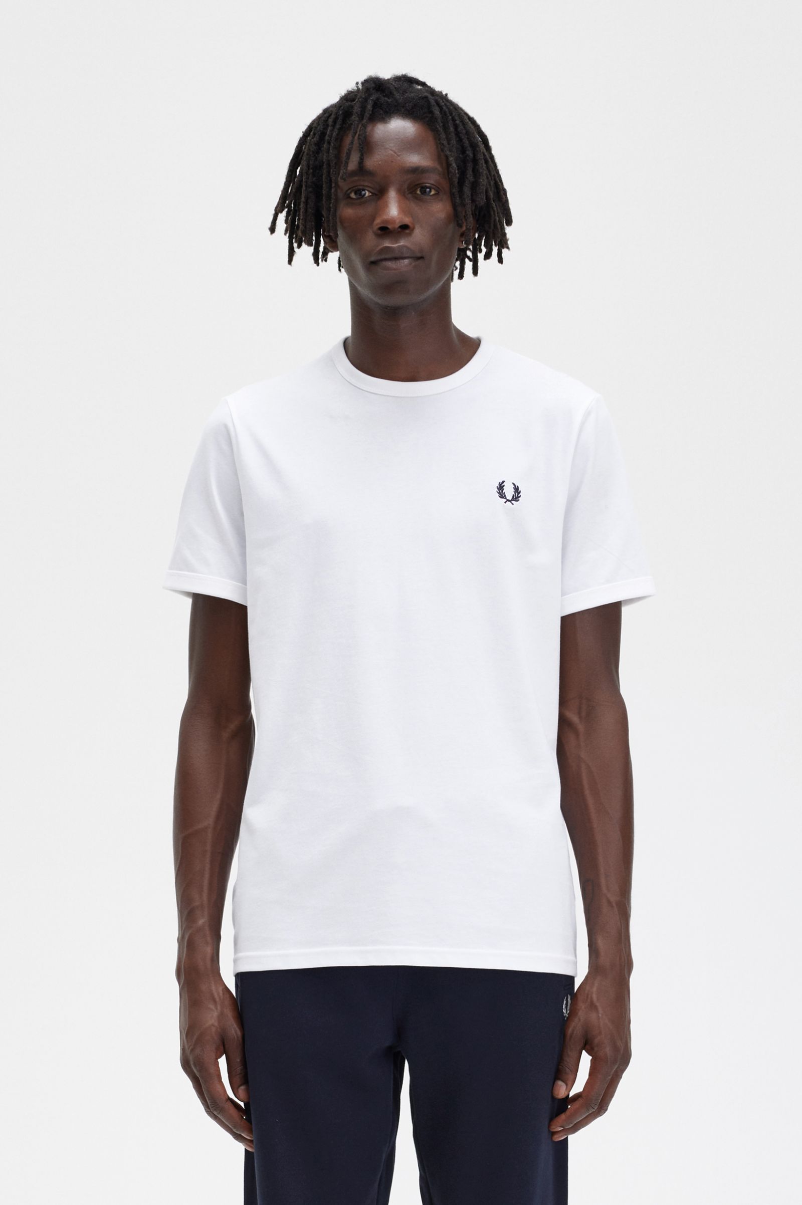 mens fred perry ringer t shirt