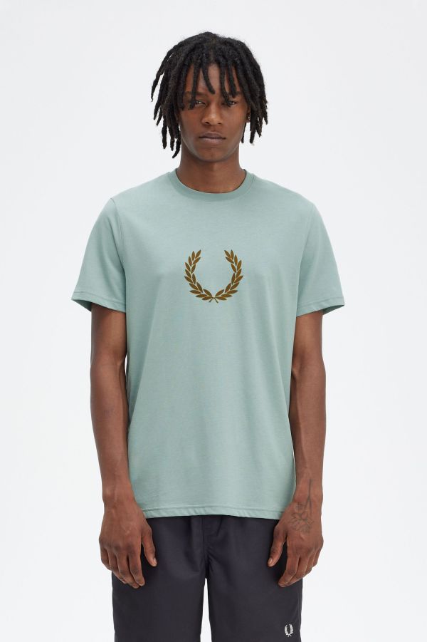 T-shirt Laurel Wreath com textura