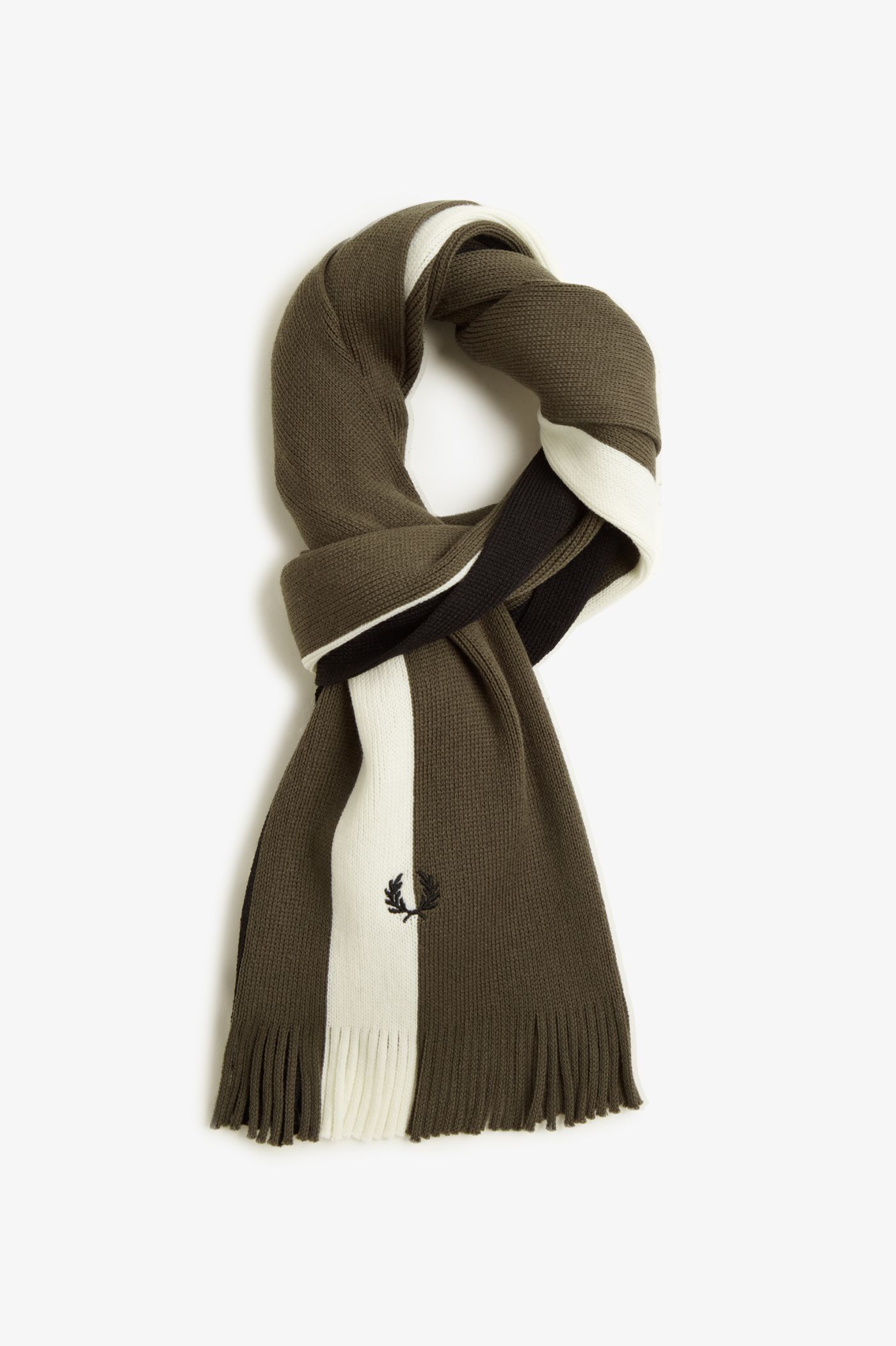 Bold Stripe Raschel Scarf