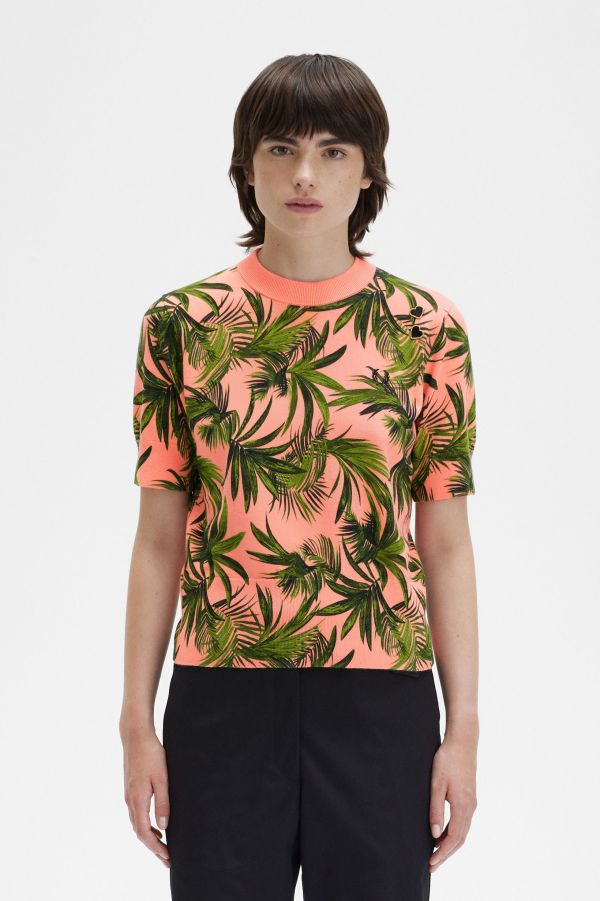 Palm Print Jumper