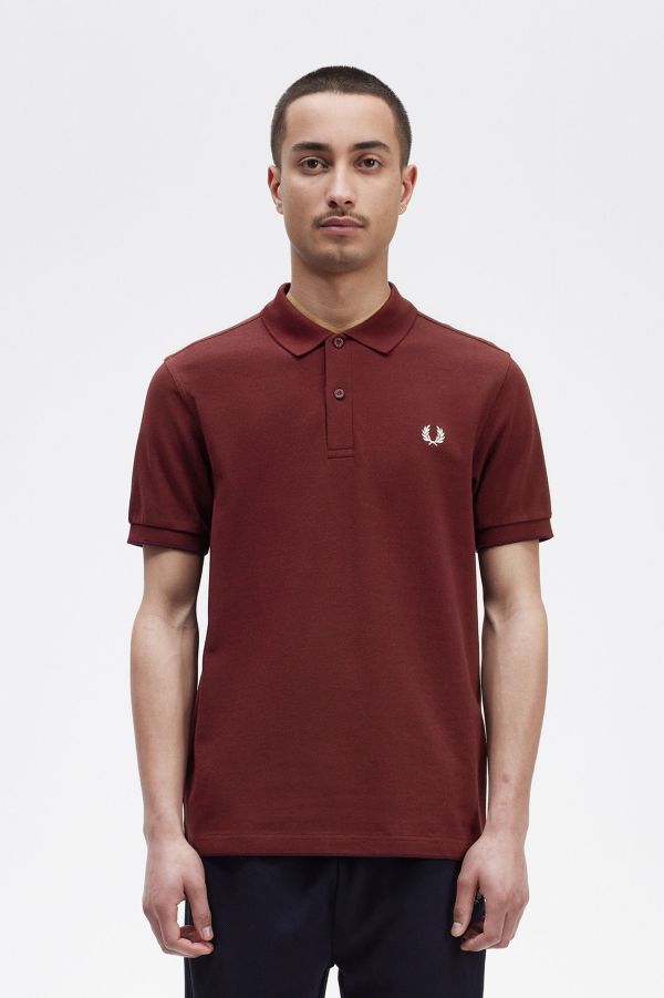 M12 - Black / Champagne / Champagne | The Fred Perry Shirt | Men's 