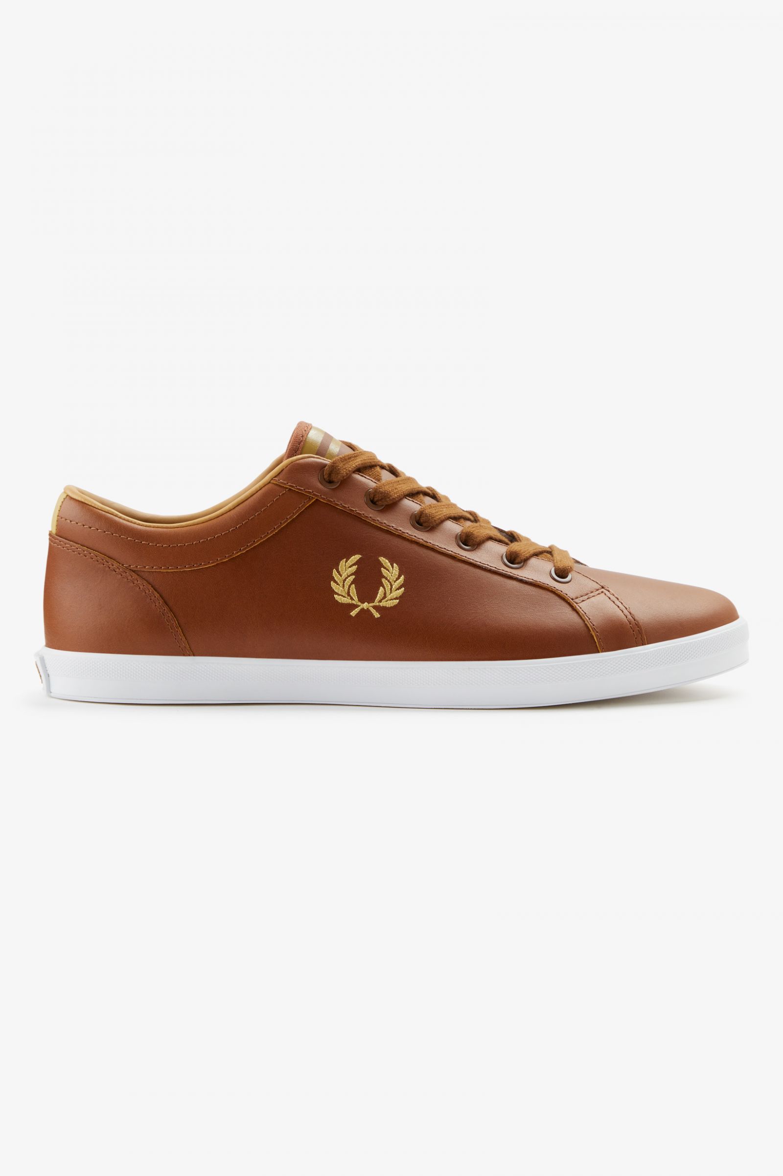 Brown fred perry shoes