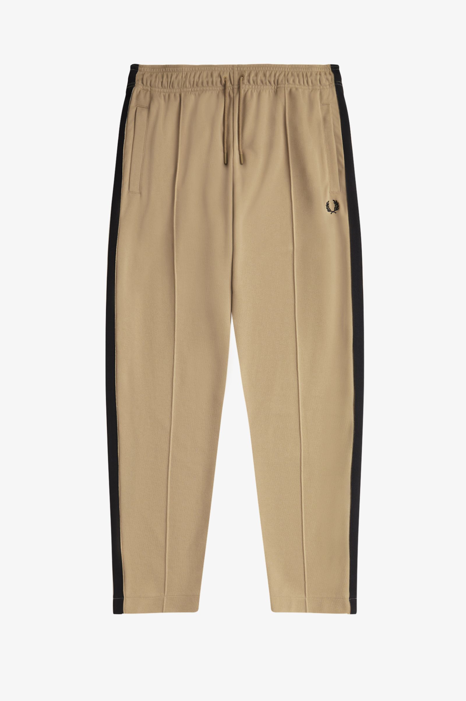 Tape Detail Track Pants - Warm Stone | Men's Trousers | Chinos 