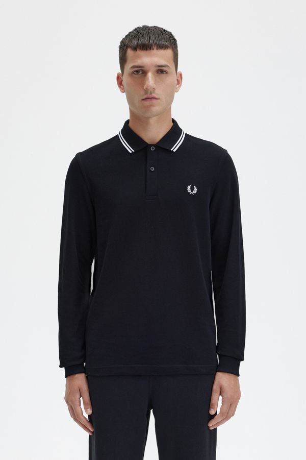 M12 - Black / Champagne / Champagne | The Fred Perry Shirt | Men's 