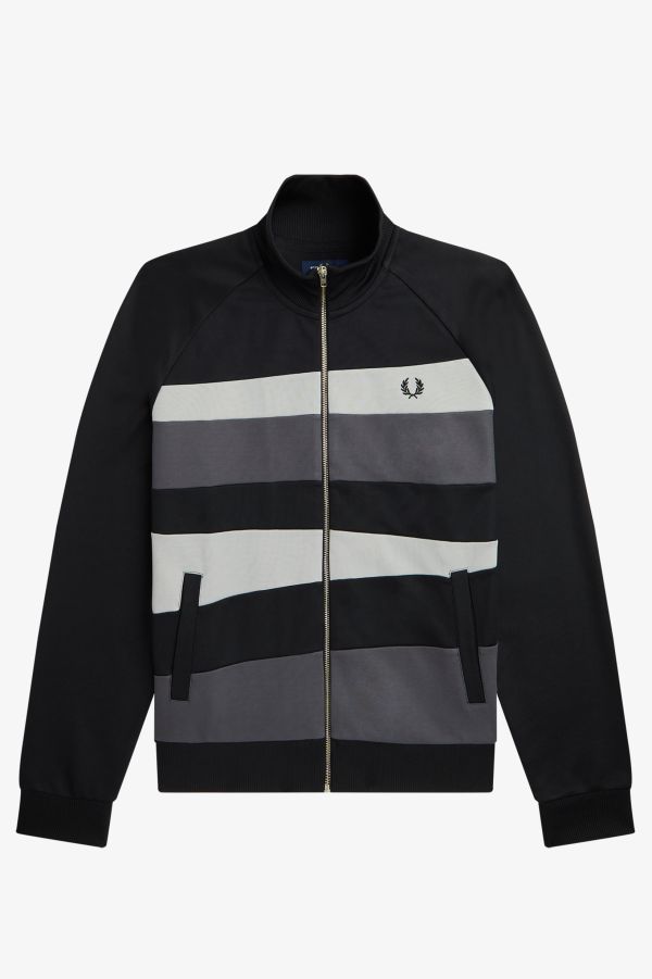 Contrast Panel Track Jacket