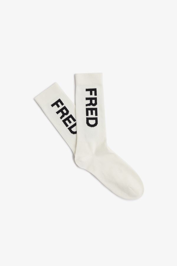 Branded Rib Socks