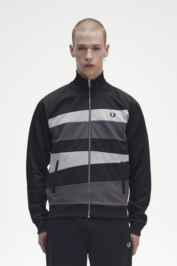 Contrast Panel Track Jacket