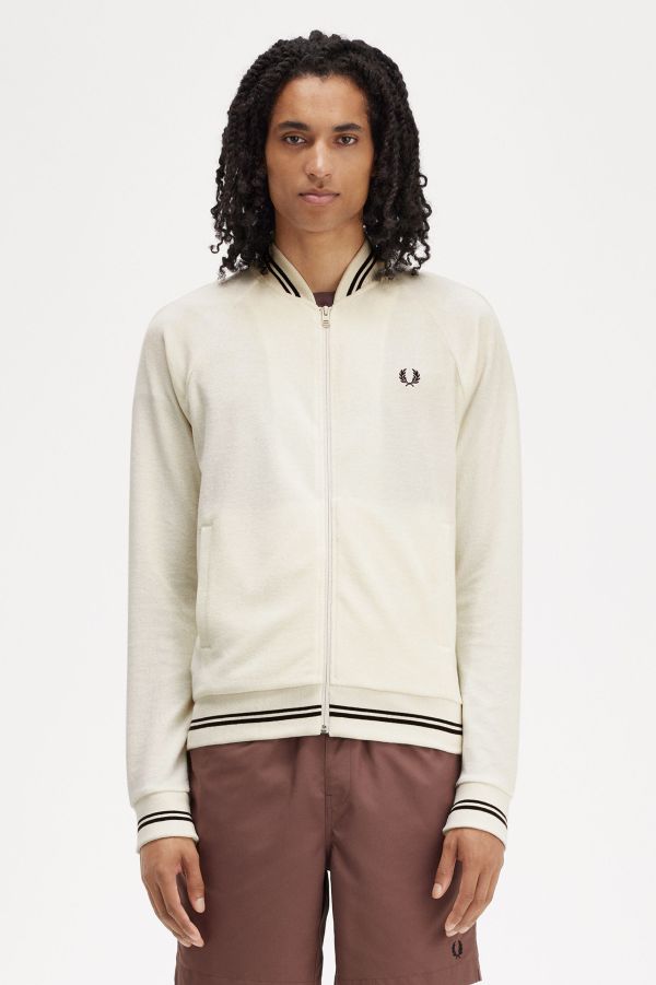 Towelling Track Jacket