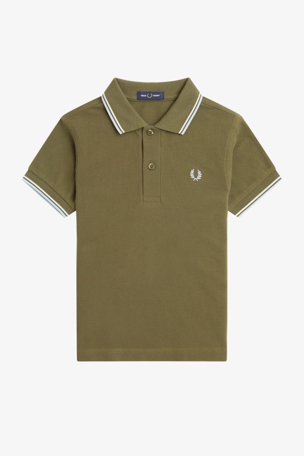 Kids Twin Tipped Fred Perry Shirt