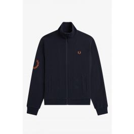 Laurel Wreath Sleeve Track Jacket | Men's Track Jackets - Fred Perry