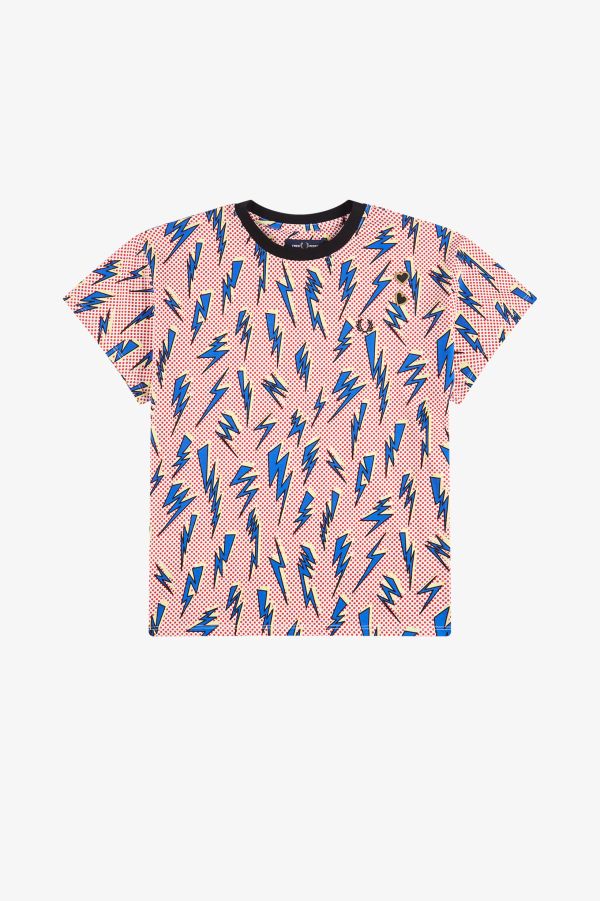 Lightning Print T-Shirt